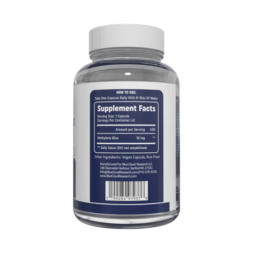 Methylene Blue - USP Grade - 60 Capsules