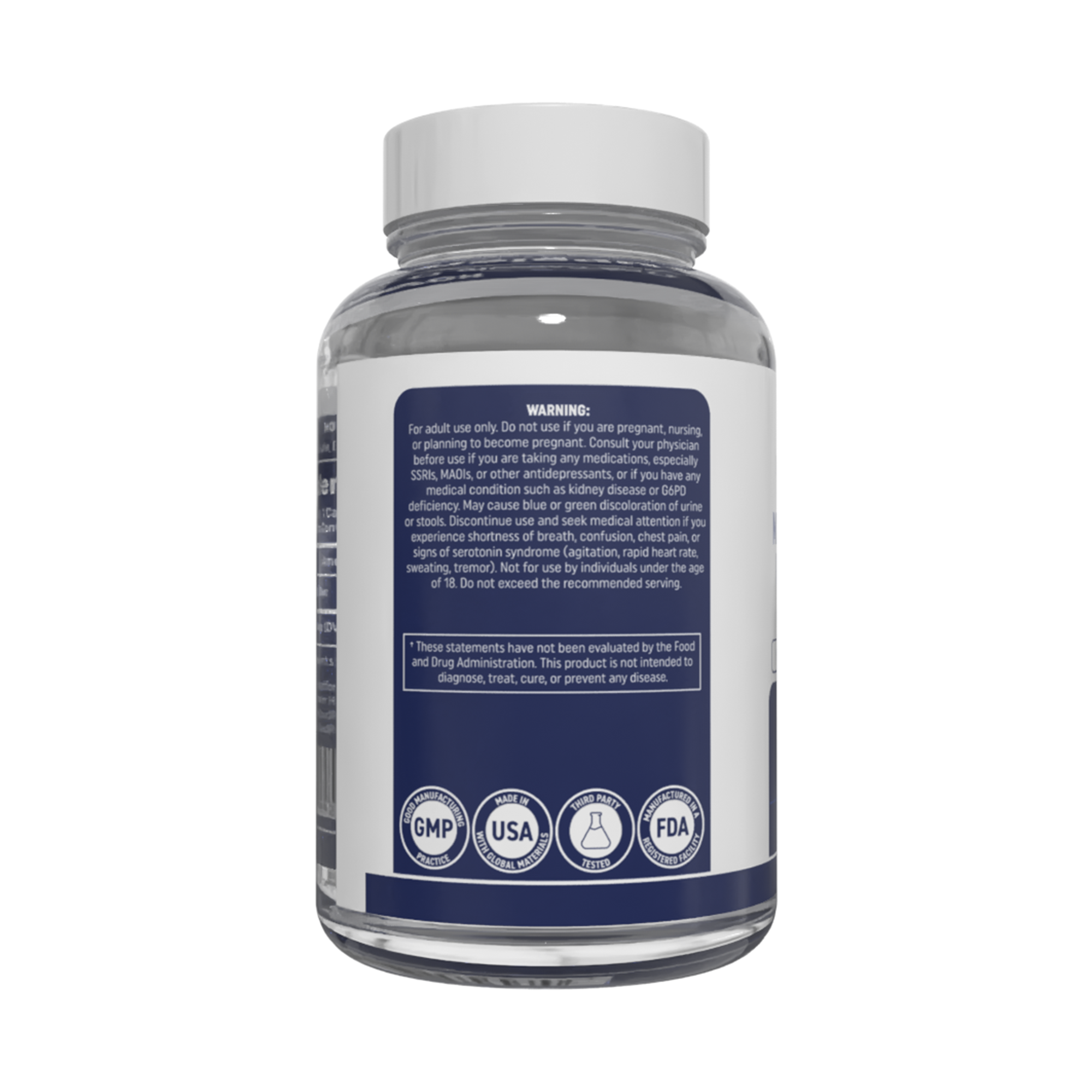 Methylene Blue - USP Grade - 60 Capsules